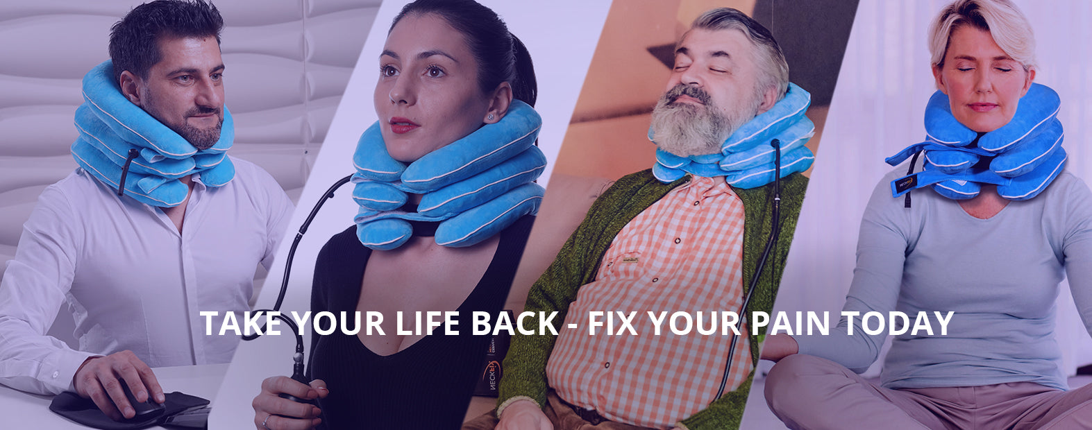 NeckFix Cervical Neck Traction Device for Instant Neck Pain Relief [FDA  Approved]