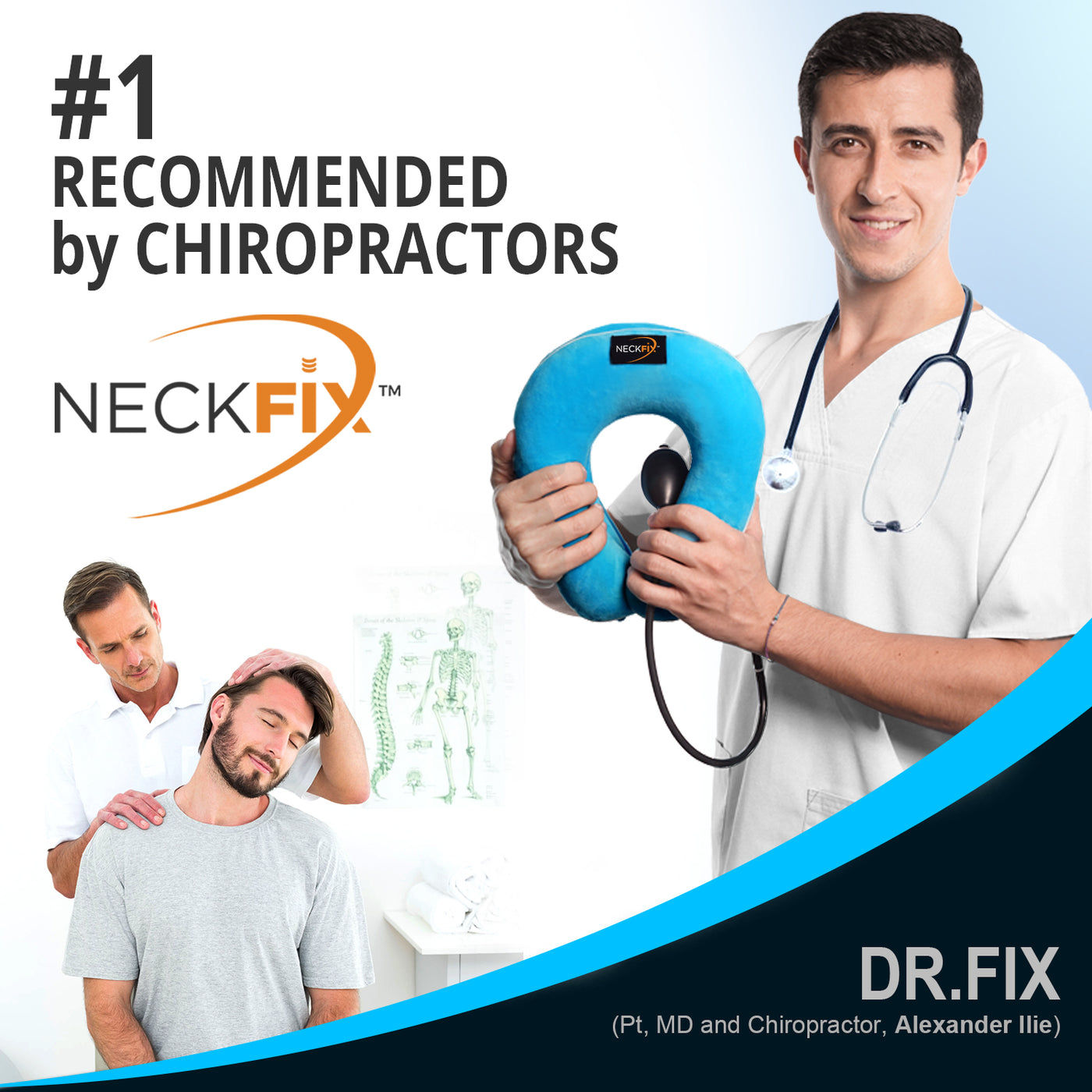 Neck Fix NeckFix | Cervical Neck Traction Device by NeckFix™ | Neck Support ...